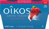 Oikos® Irresistible Raspberry Mousse Blended Greek Yogurt Perspective: Main