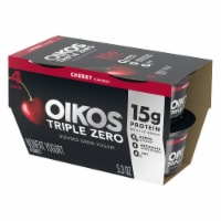 Oikos® Triple Zero Cherry Nonfat Greek Yogurt Perspective: Main