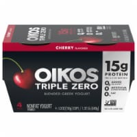 Oikos® Triple Zero Cherrry Blended Nonfat Greek Yogurt Cup