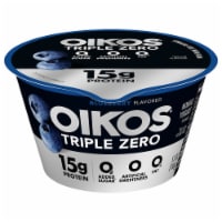 Oikos® Triple Zero Blueberry Blended Nonfat Greek Yogurt Cup