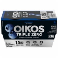 Oikos® Triple Zero Nonfat Blueberry Greek Yogurt Perspective: Main