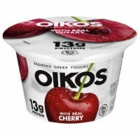 Oikos® Cherry Blended Greek Yogurt Cup Perspective: Main
