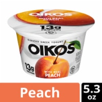 Oikos® Peach Blended Greek Yogurt