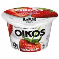 Oikos® Strawberry Blended Greek Yogurt