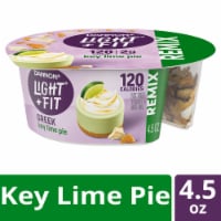 Dannon Light + Fit REMIX Key Lime Pie Nonfat Greek Yogurt Cups with Mix-Ins Perspective: Main