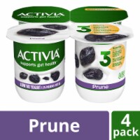 Activia Prune Probiotic Low Fat Yogurt Cups