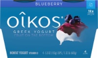 Oikos® Fruit on the Bottom Blueberry Nonfat Greek Yogurt Perspective: Main