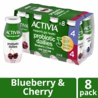Activia Dailies Blueberry and Cherry Probiotic Low Fat Yogurt Drinks