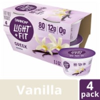 Dannon® Light & Fit® Vanilla Nonfat Greek Yogurt Cups