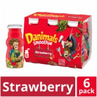 Danimals Strawberry Kids Low Fat Yogurt Smoothies