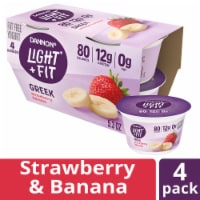 Light & Fit® Strawberry Banana Nonfat Greek Yogurt Cups