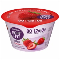Dannon® Light + Fit® Strawberry Nonfat Greek Yogurt Cups Perspective: Main