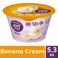 Light & Fit® Banana Cream Nonfat Greek Yogurt Cups