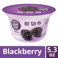 Light + Fit Nonfat Gluten-Free Blackberry Greek Yogurt Cup Perspective: Main