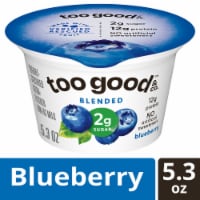 Two Good® Blueberry Flavored Lowfat Greek Yogurt