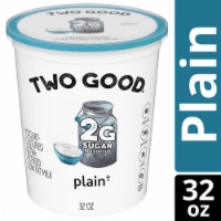 Two Good Ultra-Filtered Lowfat Plain Greek Yogurt Tub