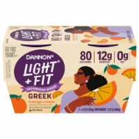 Dannon Light + Fit Orange Cream Greek Yogurt