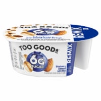 Too Good & Co. Remix Blueberry Flavored Low Fat Yogurt-Cultured Ultra-Filtered Low Fat Milk Cup Perspective: Main