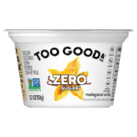 Too Good & Co. Madagascar Vanilla Zero Sugar Gluten Free Greek Yogurt Perspective: Main