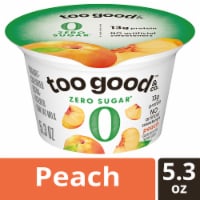 Too Good & Co. Peach Zero Sugar Gluten Free Greek Yogurt Perspective: Main