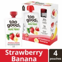 Too Good & Co. Kids Strawberry Banana Yogurt Pouch Perspective: Main