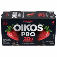 Oikos Pro® Strawberry Flavored Yogurt Cups Perspective: Main
