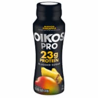 Oikos® Pro Mango Pineapple High-Protein Yogurt Drink Bottle Perspective: Main