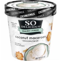 SO Delicious Coconut Macaroon with Coconut Milk Base Frozen Dessert Pint Perspective: Main