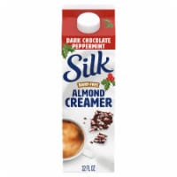 Silk Dark Chocolate Peppermint Dairy-Free Almond Creamer Perspective: Main