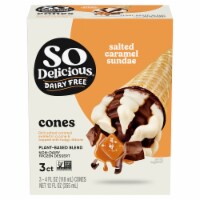 SO Delicious® Wondermilk™ Dairy Free Frozen Chocolate Salted Caramel Sundae Cones