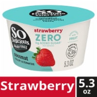 So Delicious Coconut Milk Strawberry Yogurt Cup Perspective: Main