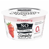 So Delicious Dairy Free Strawberry Vegan Coconut Milk Yogurt Cups