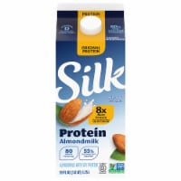 Silk® Original Protein Almond Milk Perspective: Main