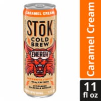 Stok™ Caramel Cream Cold Brew Energy Drink Can Perspective: Main
