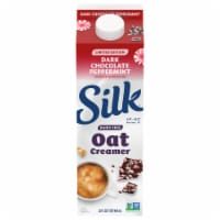 Silk® Dairy-Free Oat Creamer Dark Chocolate Peppermint Perspective: Main
