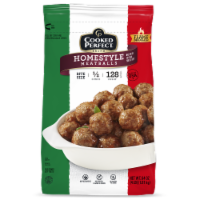 Cooked Perfect® Homestyle Frozen Meatballs Perspective: Main