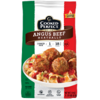Cooked Perfect® All Beef Angus Frozen Meatballs