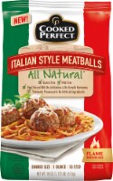 Cooked Perfect Italian Style Frozen Meatballs