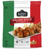 Cooked Perfect® Italian Style Meatballs Perspective: Main