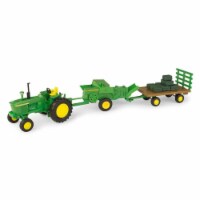 TOMY International 251874 John Deere 1-32 Scale Die Cast Haying Set