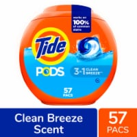 Tide PODS Clean Breeze Scent Liquid Laundry Detergent Soap Pacs