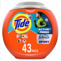 Tide PODS with Febreze Sport Odor Defense Liquid Laundry Detergent Soap Pacs