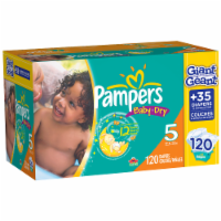 Pampers Baby Dry Size 5 Diapers Perspective: Main
