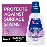 Crest Arctic Mint 3DWhite Glamorous White Alcohol Free Multi-Care Whitening Mouthwash Perspective: Main
