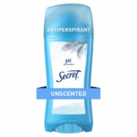 Secret Invisible Solid Antiperspirant and Deodorant Unscented for Women