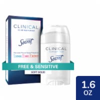 Secret Clinical Strength Free & Sensitive Soft Solid Antiperspirant and Deodorant