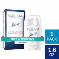 Secret Clinical Strength Free & Sensitive Soft Solid Antiperspirant and Deodorant