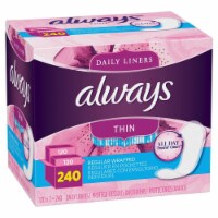 Always Dailies Thin Liners (240 Count)