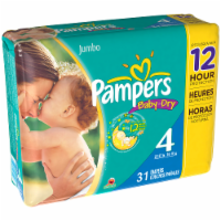 Pampers Baby Dry Size 4 Diapers Perspective: Main