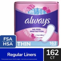 Always Daily Fresh Liners Thin Regular Unscented Perspective: Main